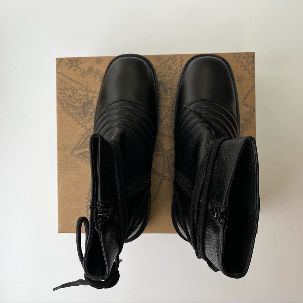 Free People Tori Leather Padded Moto Boot - Picture 6 of 7